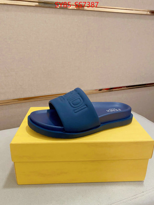 Men Shoes-Fendi the quality replica ID: SS7387 $: 85USD