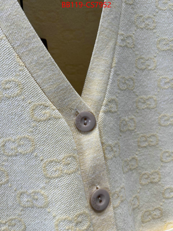 Clothing-Gucci buying replica ID: CS7952 $: 119USD