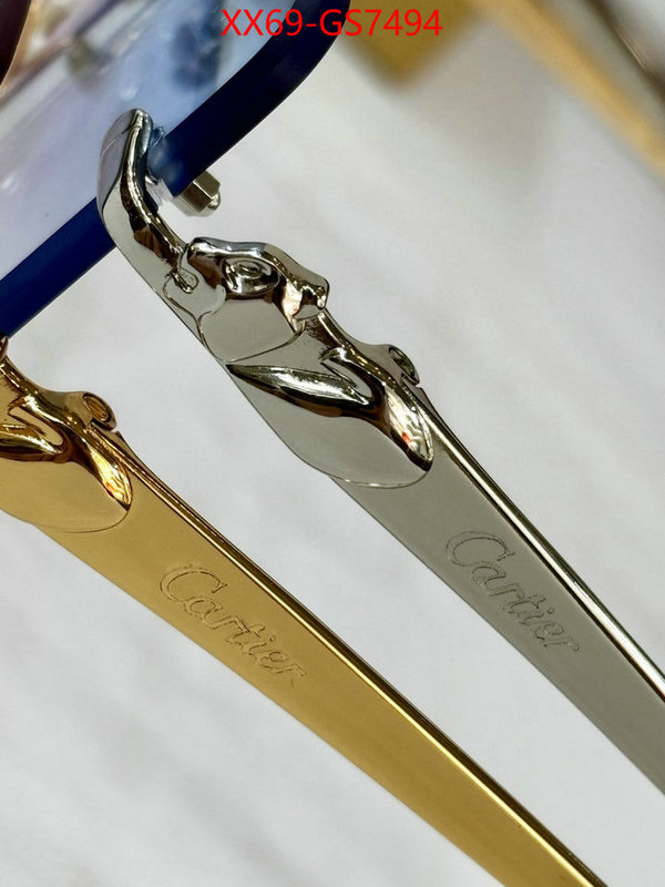 Glasses-Cartier what is a counter quality ID: GS7494 $: 69USD