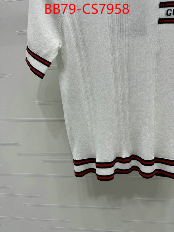 Clothing-Gucci best quality designer ID: CS7958 $: 79USD