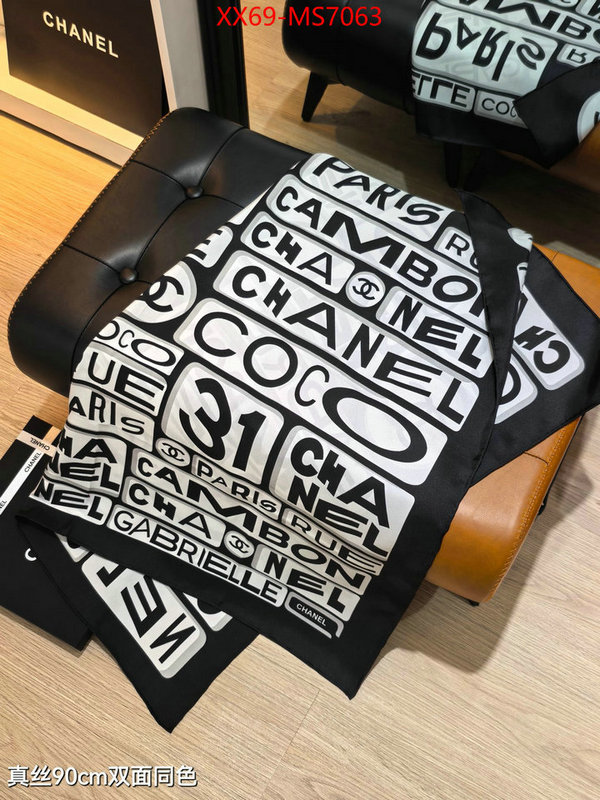 Scarf-Chanel what is top quality replica ID: MS7063 $: 69USD