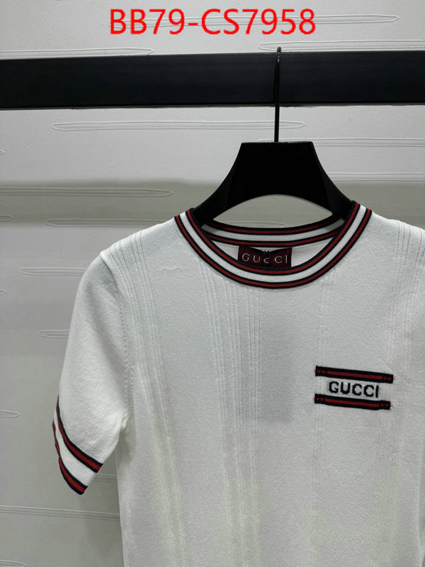 Clothing-Gucci best quality designer ID: CS7958 $: 79USD