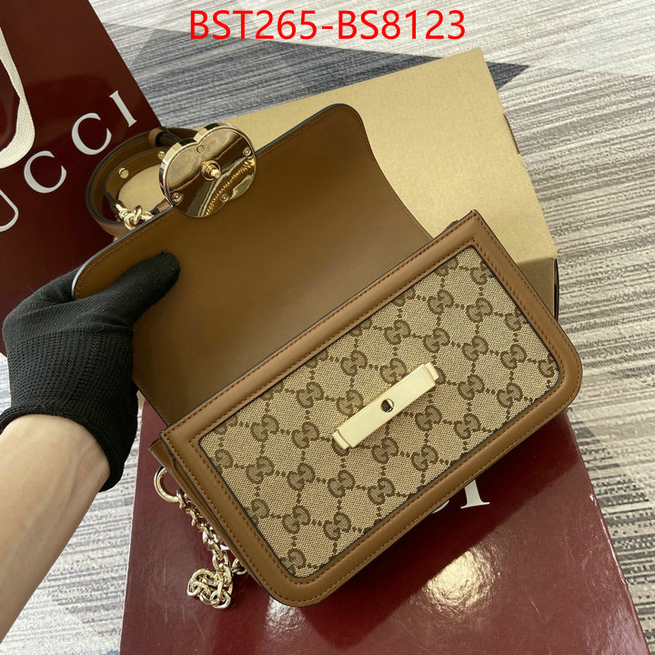 Gucci Bags(TOP)-Crossbody- fake ID: BS8123 $: 265USD,