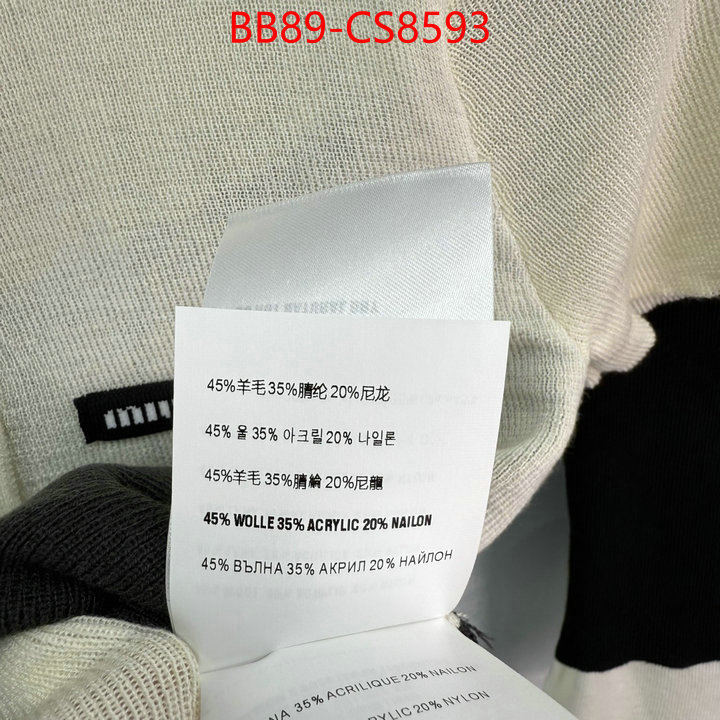 Clothing-MIU MIU buy 1:1 ID: CS8593 $: 89USD