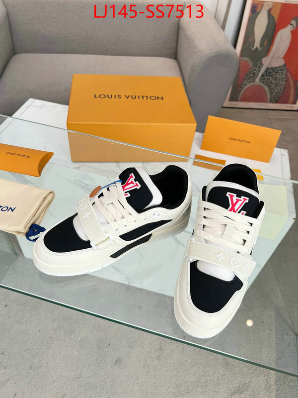 Men Shoes-LV luxury fashion replica designers ID: SS7513 $: 145USD