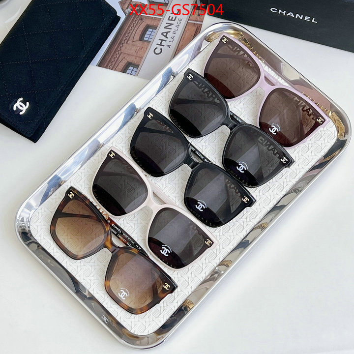 Glasses-Chanel the best ID: GS7504 $: 55USD
