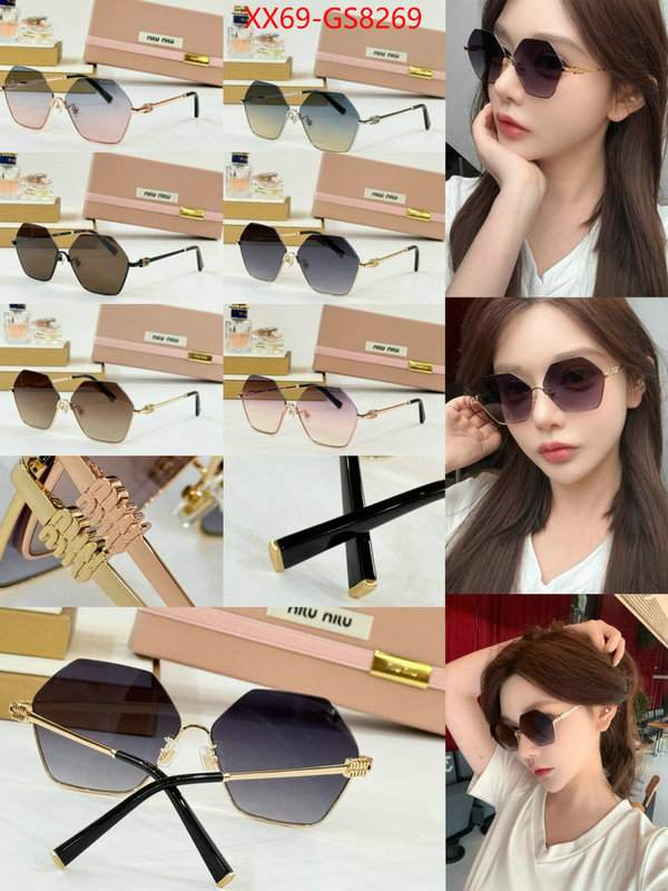 Glasses-Miu Miu new 2024 ID: GS8269 $: 69USD