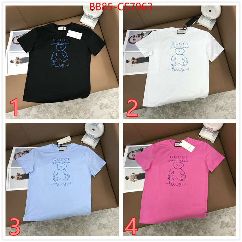Clothing-Gucci high quality 1:1 replica ID: CS7963 $: 85USD