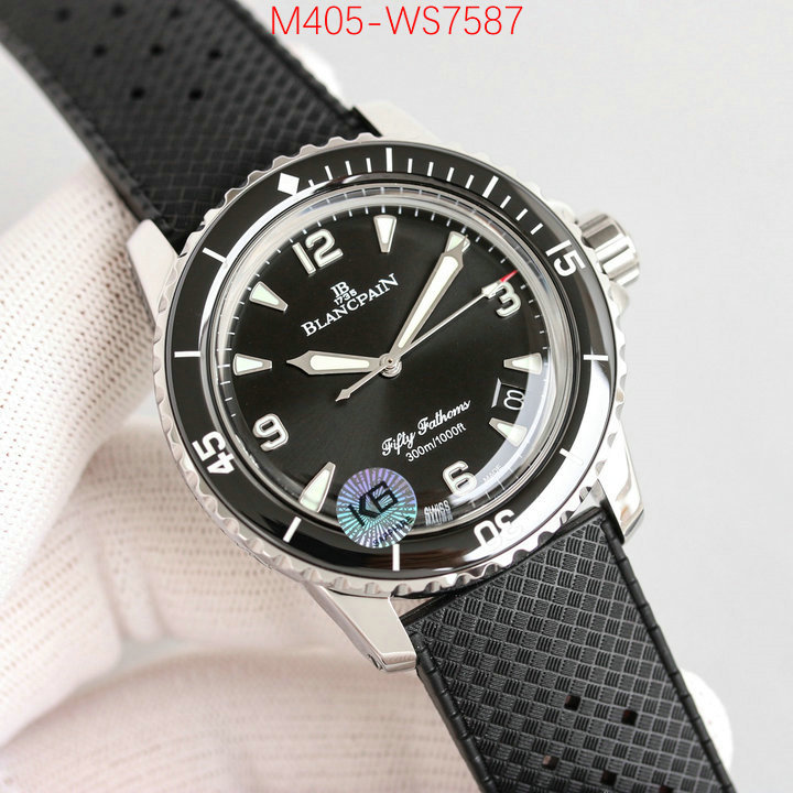 Watch(TOP)-Blancpain 2024 replica wholesale cheap sales online ID: WS7587 $: 405USD