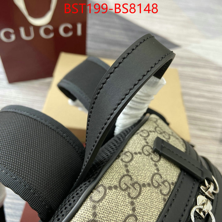 Gucci Bags(TOP)-Backpack- buy 1:1 ID: BS8148 $: 199USD,