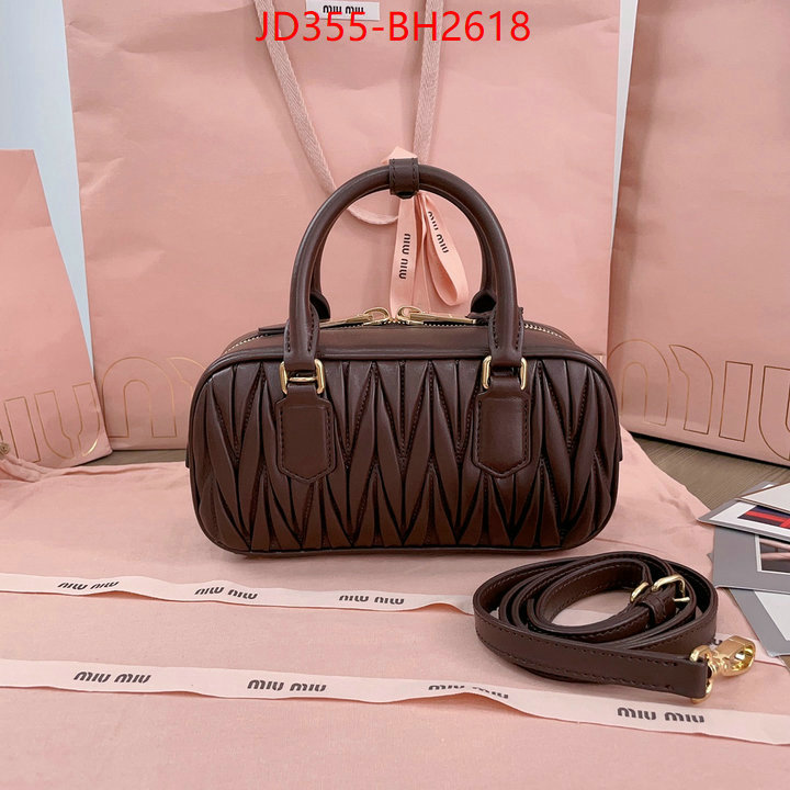 Miu Miu Bags(TOP)-Handbag- where could you find a great quality designer ID: BH2618 $: 355USD,