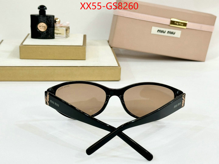Glasses-Miu Miu where to buy fakes ID: GS8260 $: 55USD