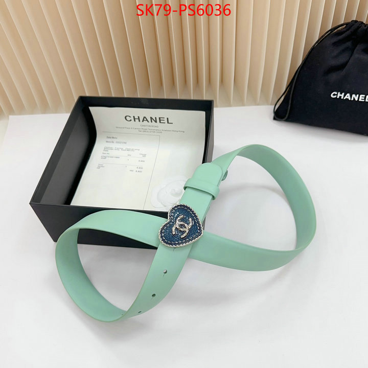 Belts-Chanel aaaaa+ replica designer ID: PS6036 $: 79USD