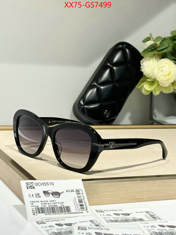 Glasses-Chanel best site for replica ID: GS7499 $: 75USD