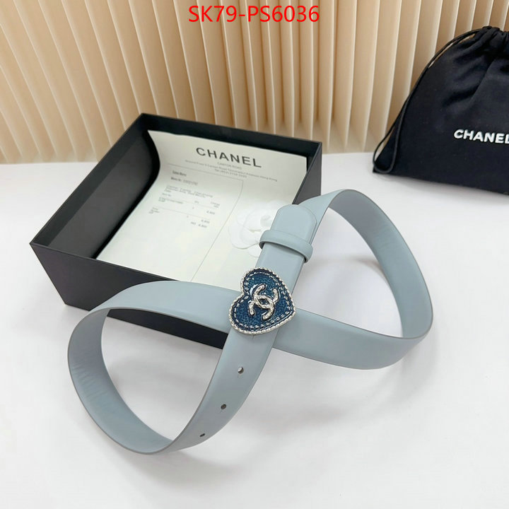 Belts-Chanel aaaaa+ replica designer ID: PS6036 $: 79USD