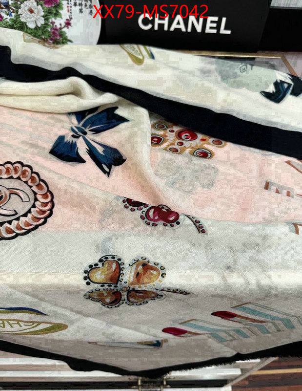 Scarf-Chanel is it illegal to buy dupe ID: MS7042 $: 79USD