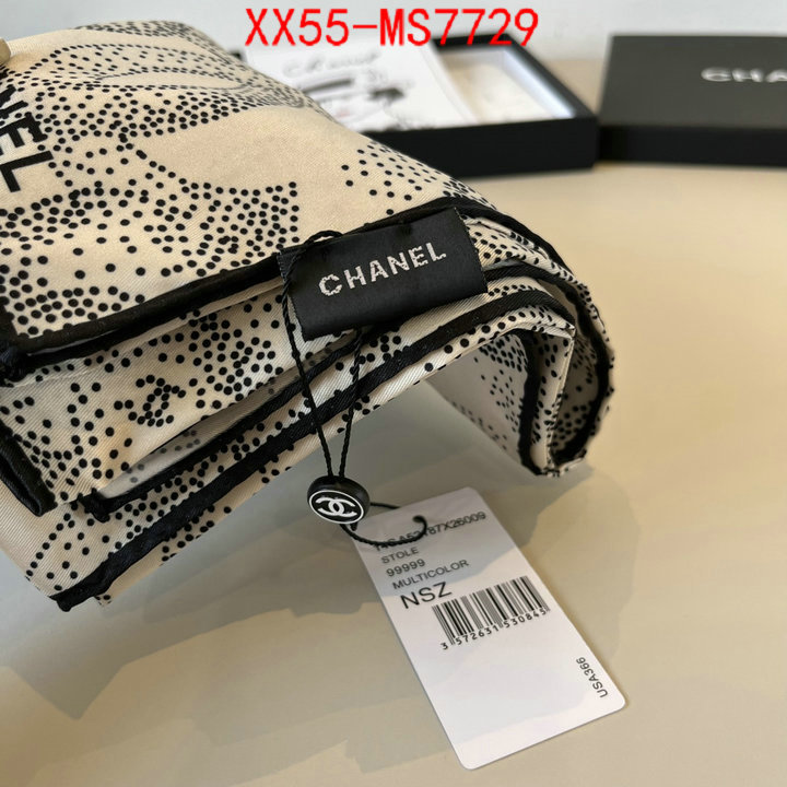 Scarf-Chanel top quality website ID: MS7729 $: 55USD