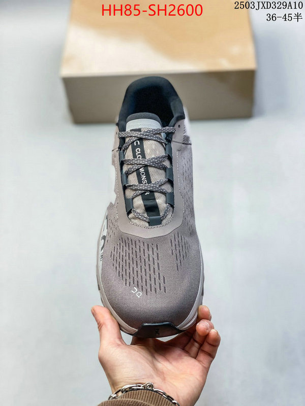Men Shoes-On Running Cloudsurfer designer wholesale replica ID: SH2600 $: 85USD