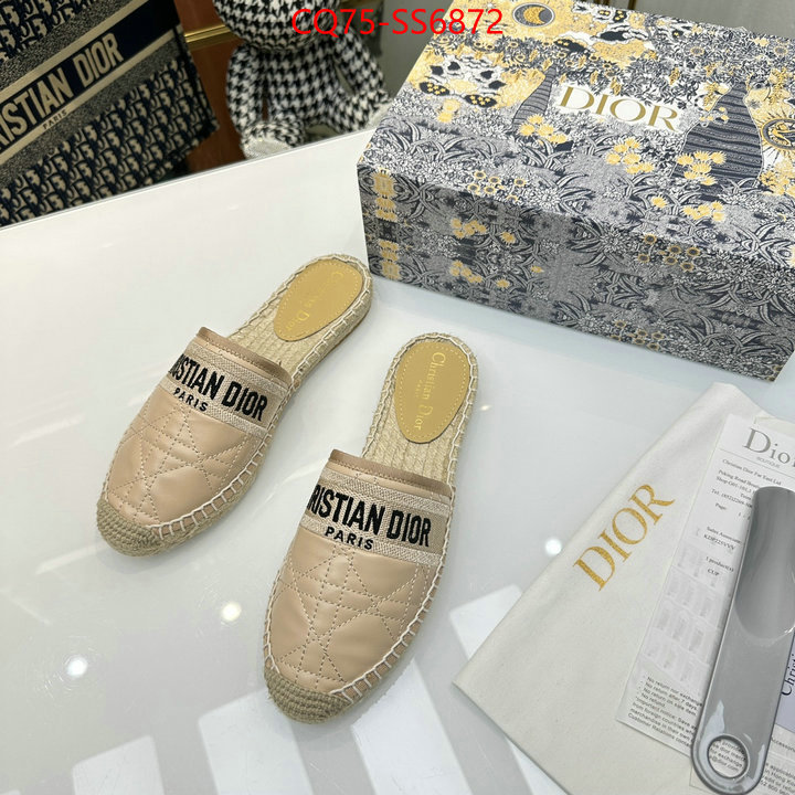 Women Shoes-Dior designer replica ID: SS6872 $: 75USD