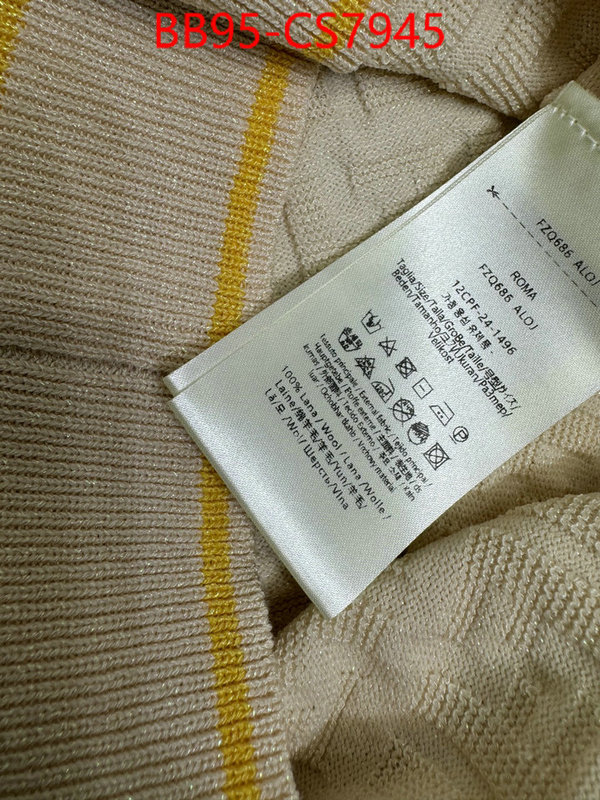 Clothing-Fendi what is a 1:1 replica ID: CS7945 $: 95USD