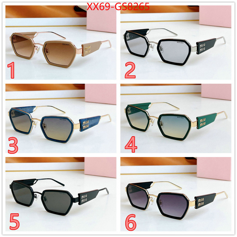 Glasses-Miu Miu top fake designer ID: GS8265 $: 69USD