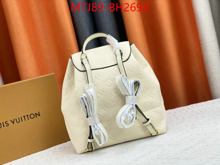 LV Bags(4A)-Backpack- the best affordable ID: BH2692 $: 89USD,