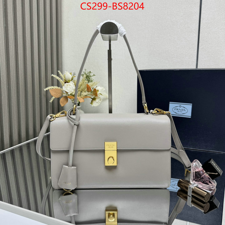 Prada Bags(TOP)-Handbag- where should i buy to receive ID: BS8204 $: 299USD,