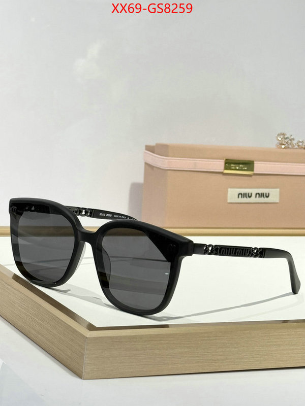 Glasses-Miu Miu aaaaa+ replica designer ID: GS8259 $: 69USD
