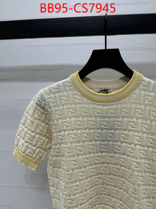 Clothing-Fendi what is a 1:1 replica ID: CS7945 $: 95USD