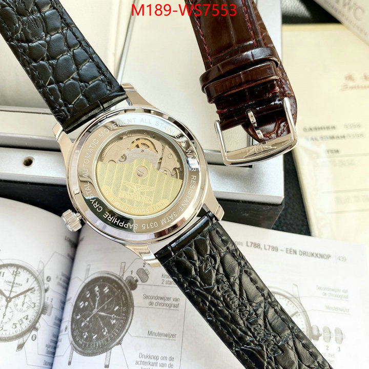 Watch(4A)-Longines 7 star replica ID: WS7553 $: 189USD