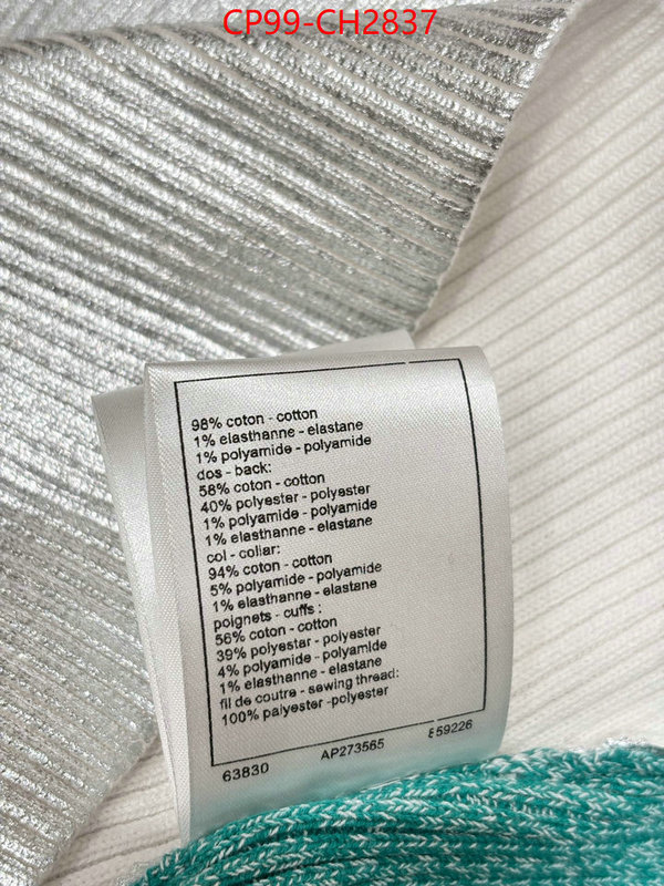 Clothing-Chanel 1:1 ID: CH2837 $: 99USD