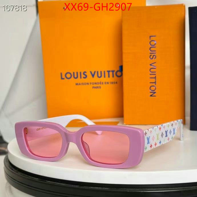 Glasses-LV designer fake ID: GH2907 $: 69USD