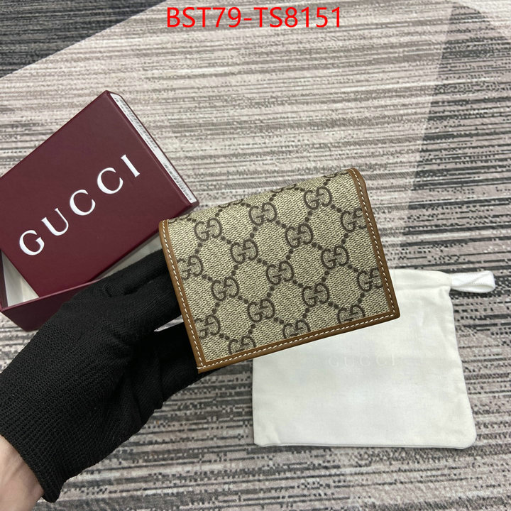 Gucci Bags(TOP)-Wallet- we curate the best ID: TS8151 $: 79USD,