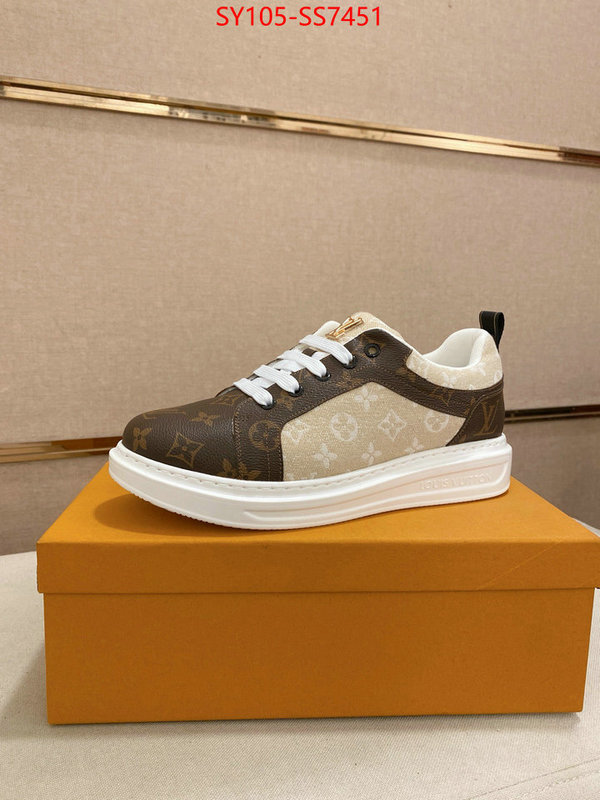 Men Shoes-LV aaaaa+ replica designer ID: SS7451 $: 105USD