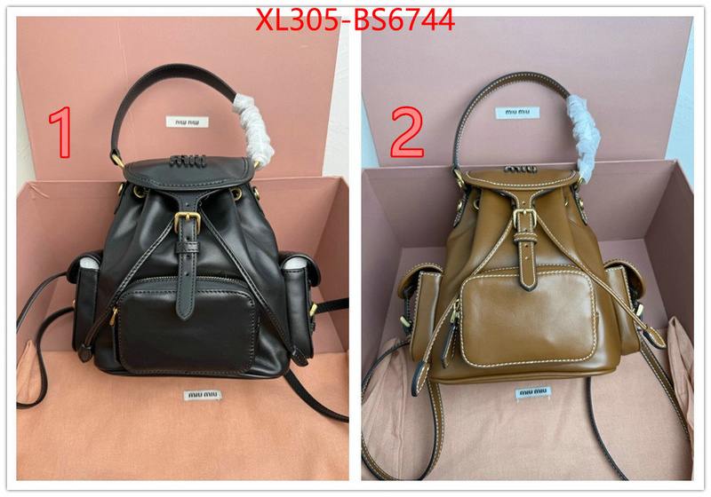 Miu Miu Bags(TOP)-Backpack- sell high quality ID: BS6744 $: 305USD,