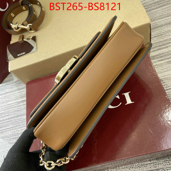 Gucci Bags(TOP)-Crossbody- top perfect fake ID: BS8121 $: 265USD,