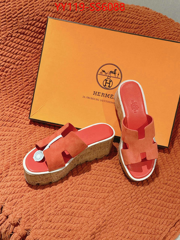 Women Shoes-Hermes top perfect fake ID: SS6088 $: 119USD