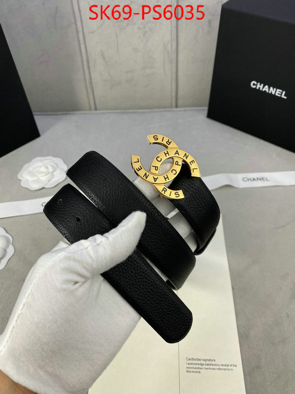 Belts-Chanel every designer ID: PS6035 $: 69USD