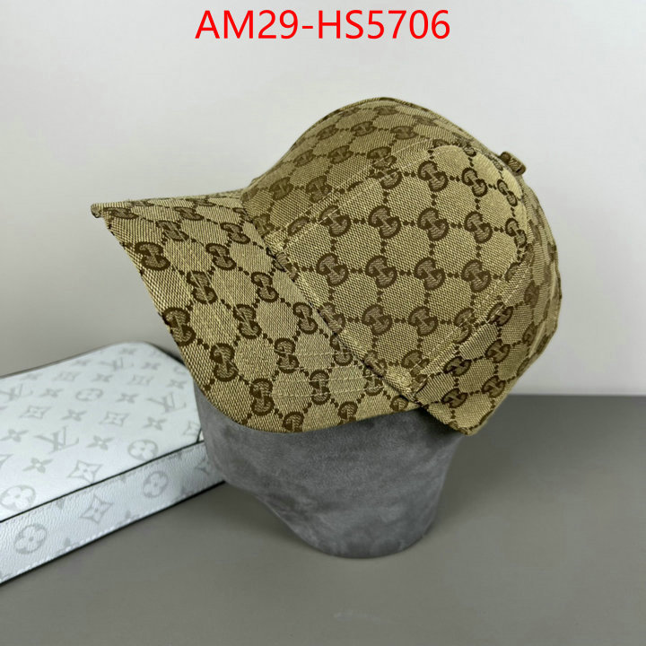 Cap(Hat)-Gucci wholesale sale ID: HS5706 $: 29USD