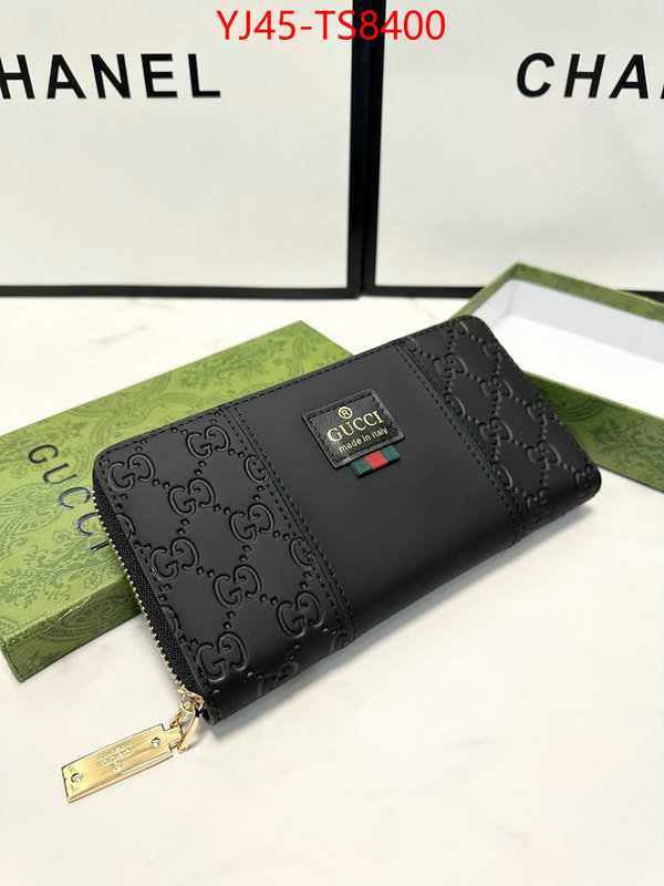 Gucci Bags(4A)-Wallet- shop cheap high quality 1:1 replica ID: TS8400 $: 45USD,
