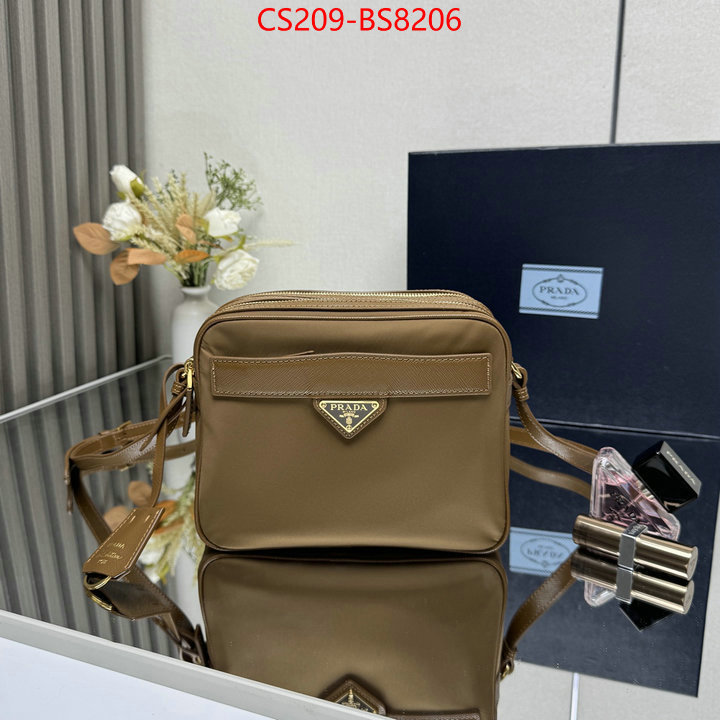 Prada Bags(TOP)-Crossbody- the online shopping ID: BS8206 $: 209USD,