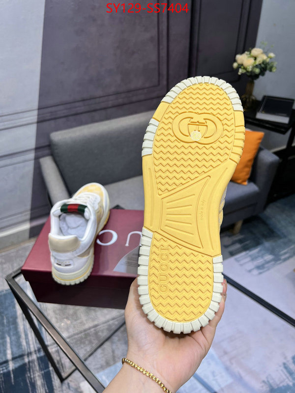 Men Shoes-Gucci what's the best to buy replica ID: SS7404 $: 129USD
