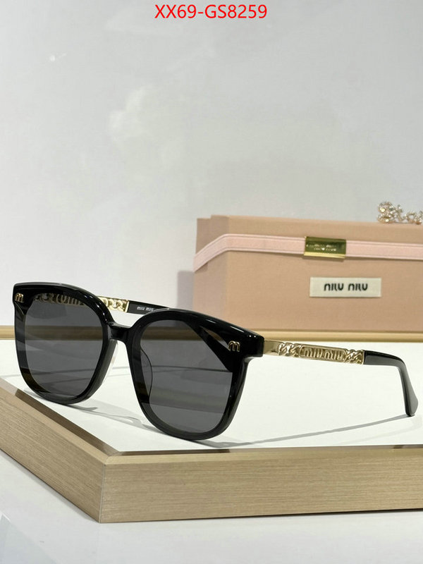 Glasses-Miu Miu aaaaa+ replica designer ID: GS8259 $: 69USD