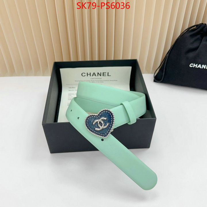Belts-Chanel aaaaa+ replica designer ID: PS6036 $: 79USD
