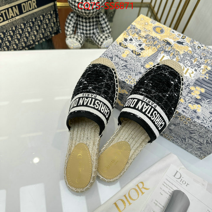 Women Shoes-Dior best designer replica ID: SS6871 $: 75USD
