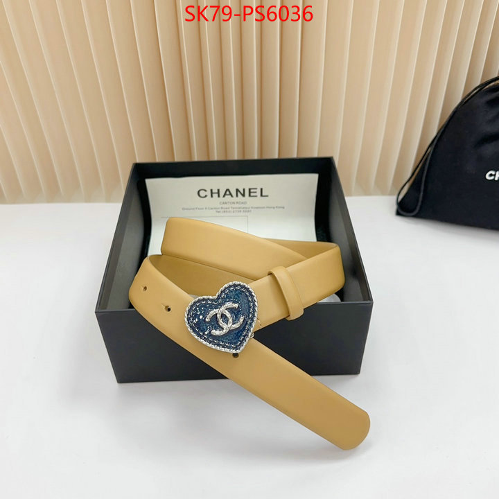 Belts-Chanel aaaaa+ replica designer ID: PS6036 $: 79USD