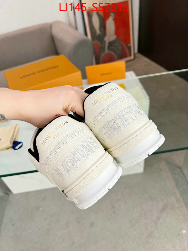 Men Shoes-LV luxury fashion replica designers ID: SS7513 $: 145USD
