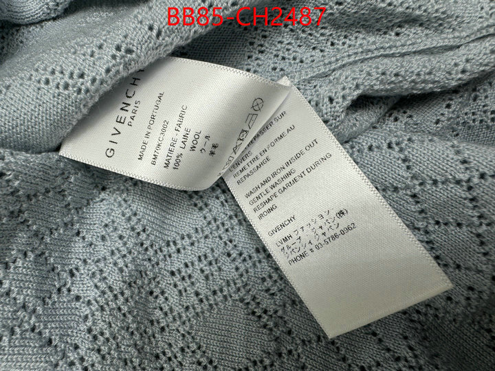 Clothing-Givenchy the best ID: CH2487 $: 85USD