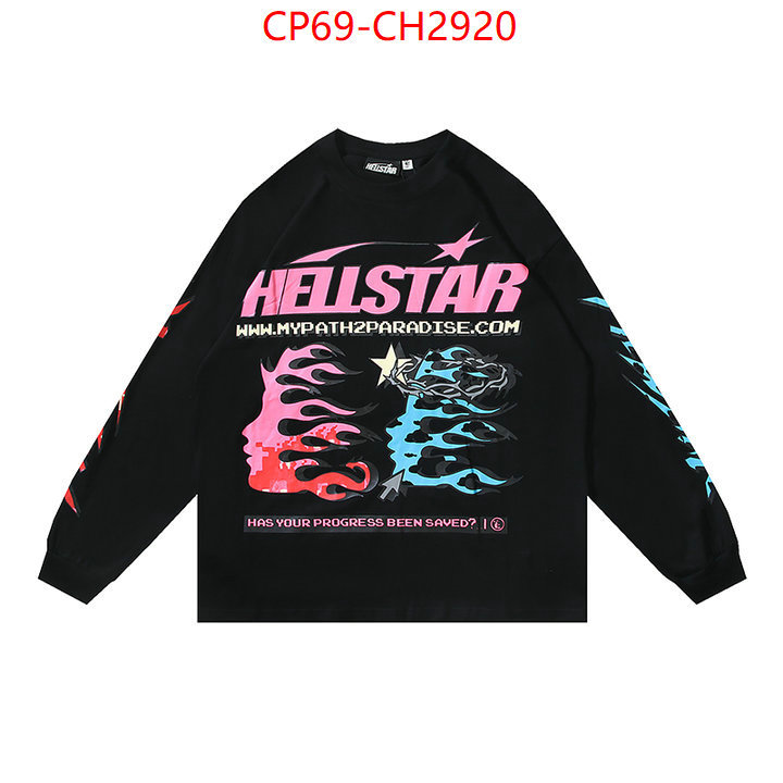 Clothing-Hellstar brand designer replica ID: CH2920 $: 69USD