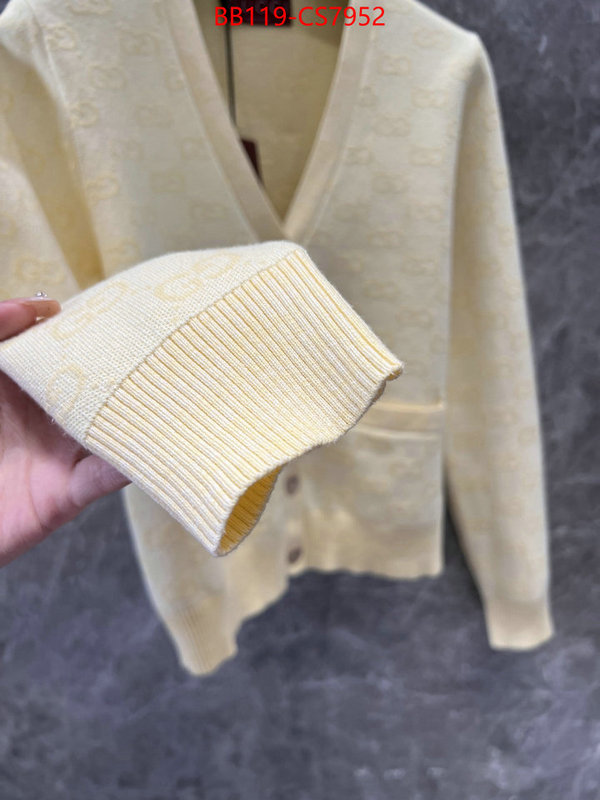 Clothing-Gucci buying replica ID: CS7952 $: 119USD